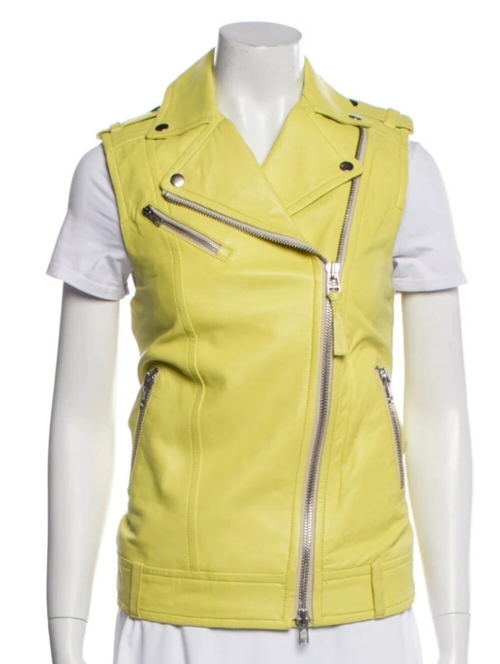 Mackage Authentic  100% Lamb Leather Vest Size: XS Womens